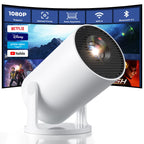 Mini Portable Projector – 720P HD Resolution, Auto Focus, 150” Screen, Home Cinema & Outdoor Movie Projector by Mini Home Projector