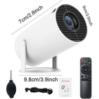 Mini Portable Projector – 720P HD Resolution, Auto Focus, 150” Screen, Home Cinema & Outdoor Movie Projector by Mini Home Projector