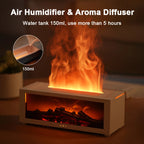 3D Flame Fireplace Aromatherapy Diffuser – Essential Oil Humidifier & Cozy Ambient Light by 3D Flame Fireplace Machine