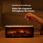 3D Flame Fireplace Aromatherapy Diffuser – Essential Oil Humidifier & Cozy Ambient Light by 3D Flame Fireplace Machine